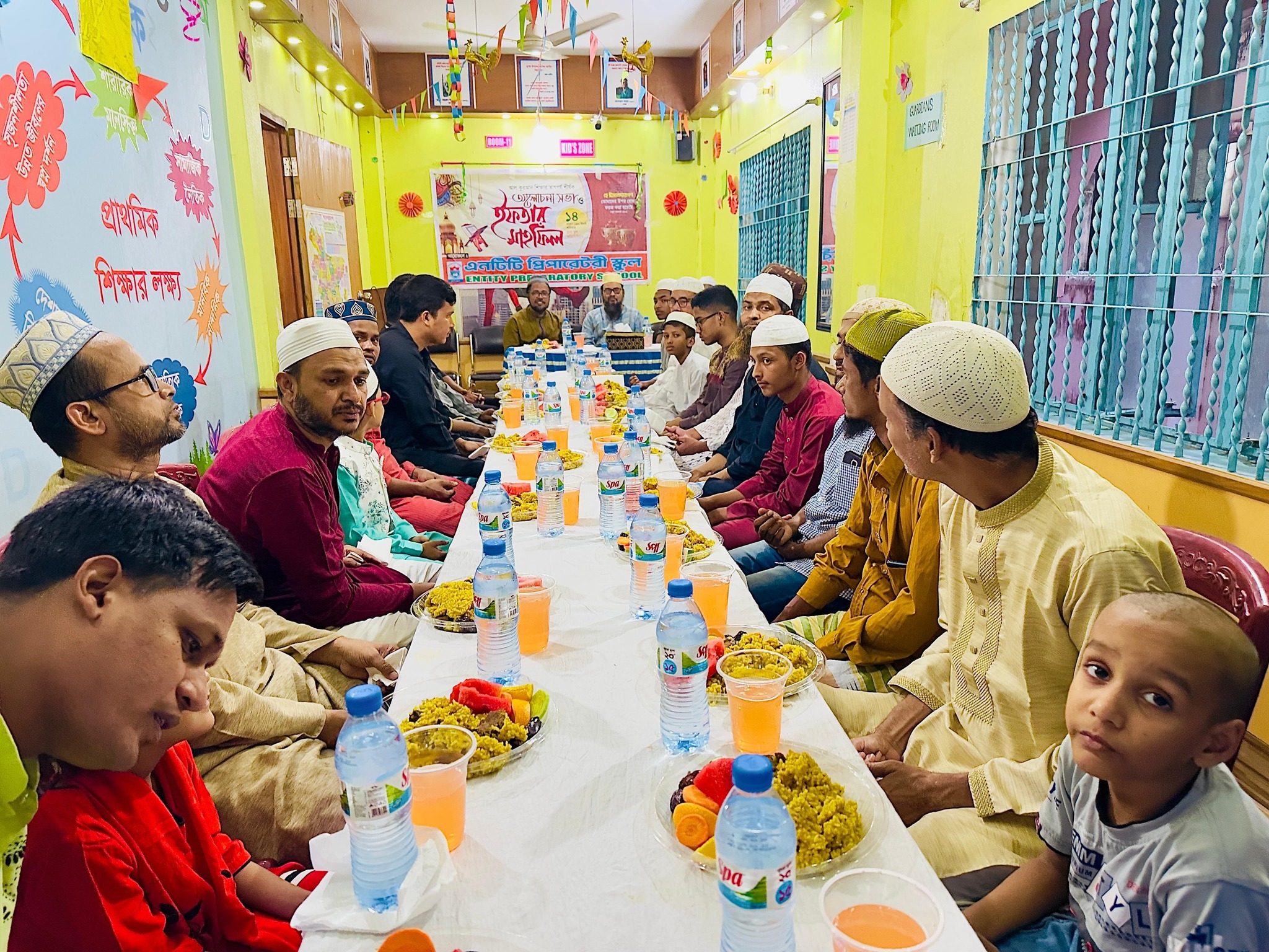 Students at community cleanup